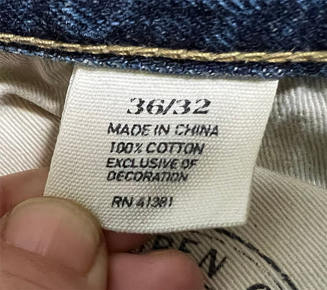 POLO 폴로 남자 청바지 일자핏 겨울 단추형 XXL 36 상품이미지6