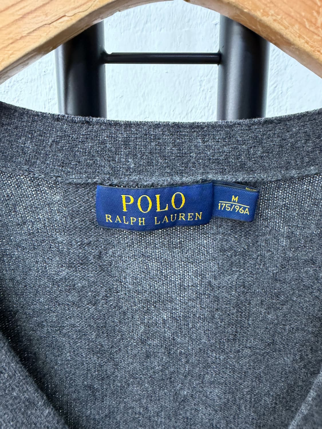 정품) 폴로랄프로렌 남성 엘보가죽 가디건 M  상품이미지6