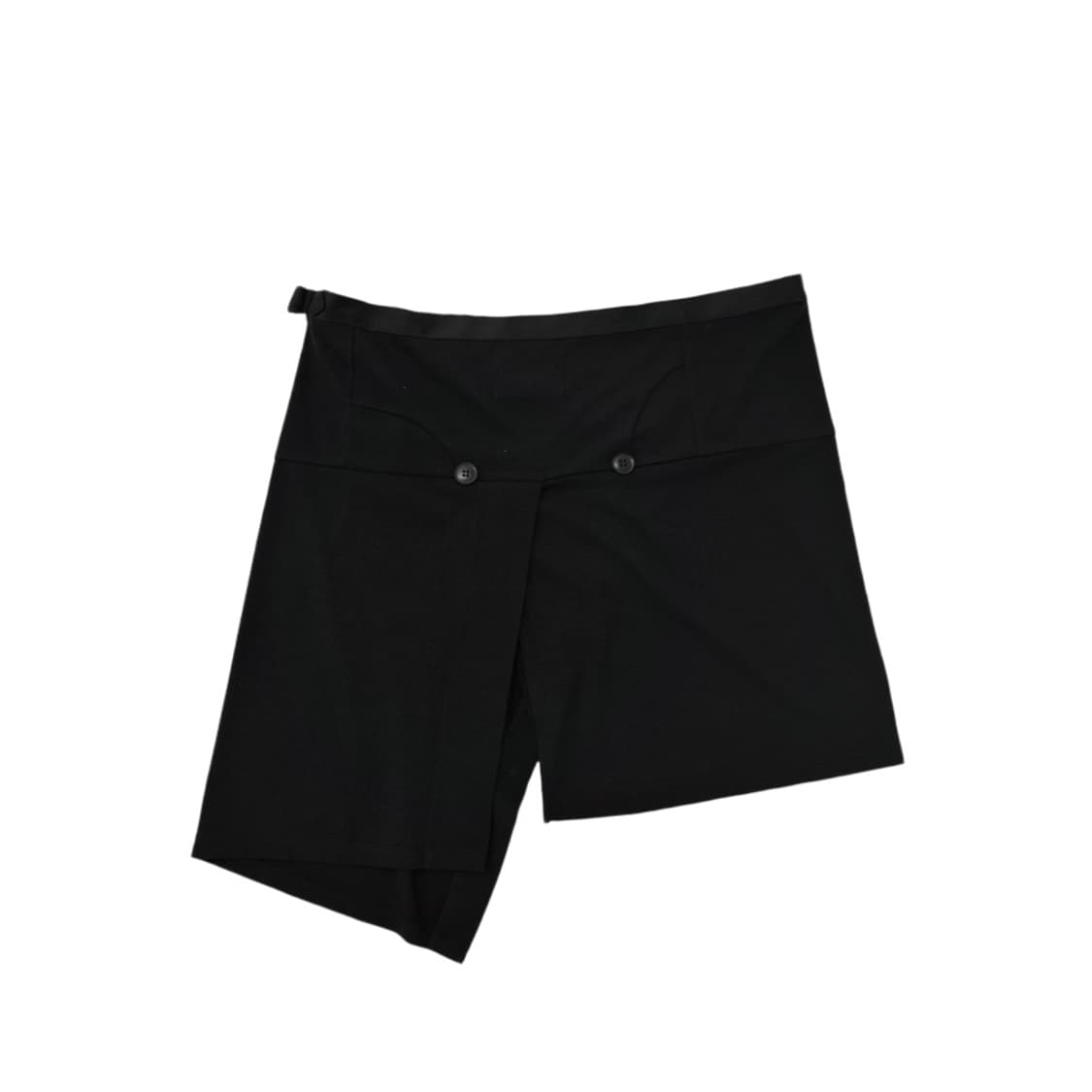 산코파 퓨엘라 Layered button wrap skirt Black 상품이미지4