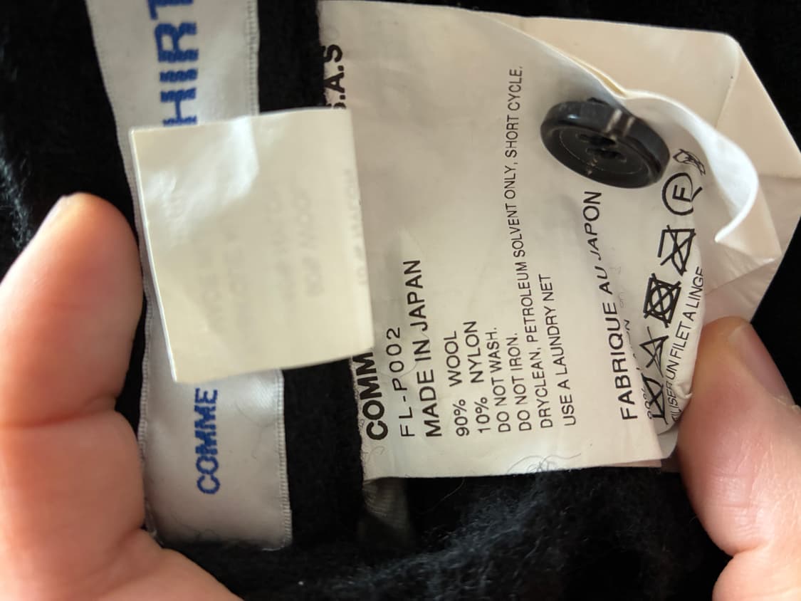 comme des garcons shirt 울축융 큐롯팬츠 XS 상품이미지5