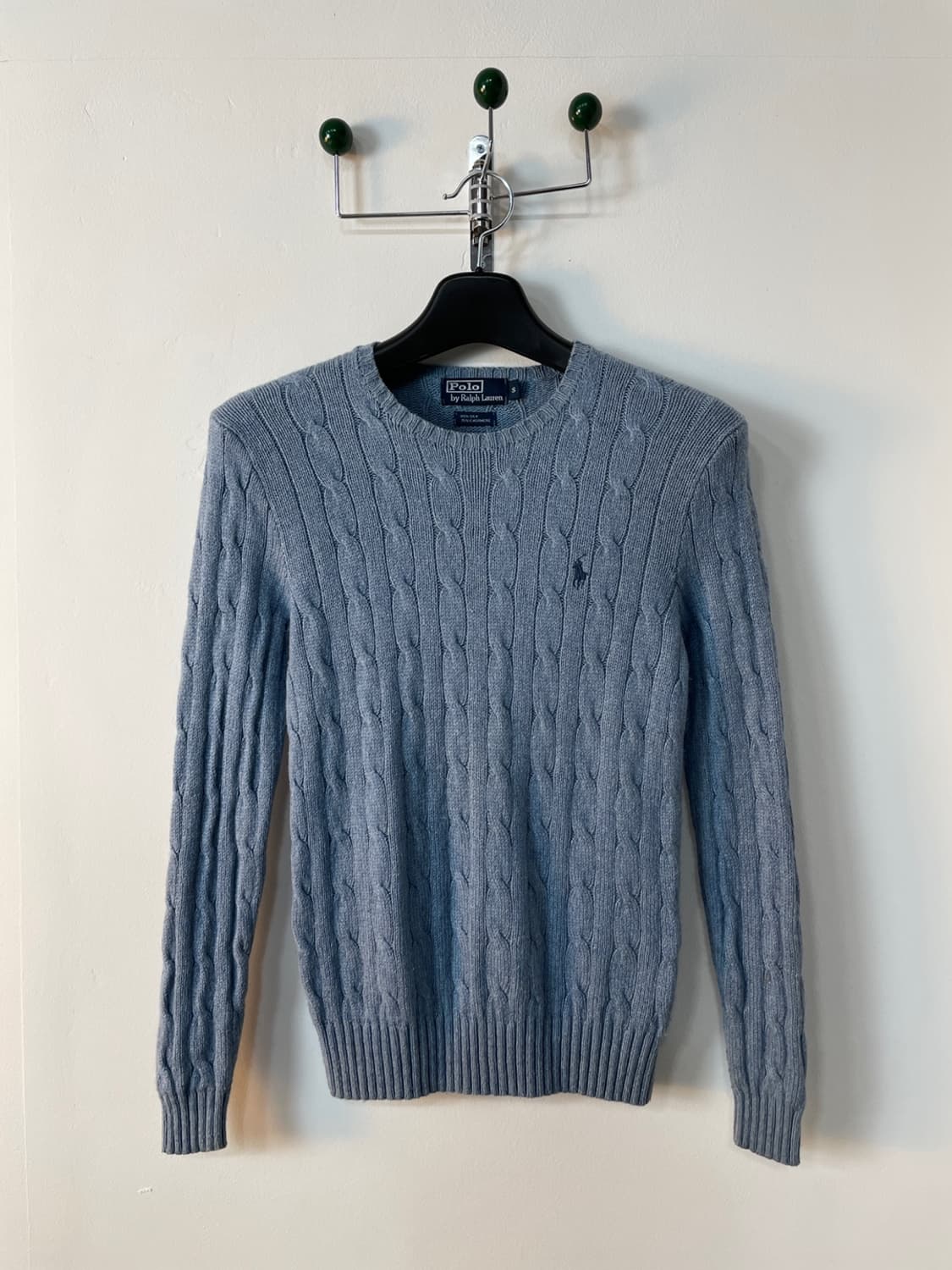 폴로 랄프로렌 캐시미어 실크 블렌드 케이블 니트 상품이미지2