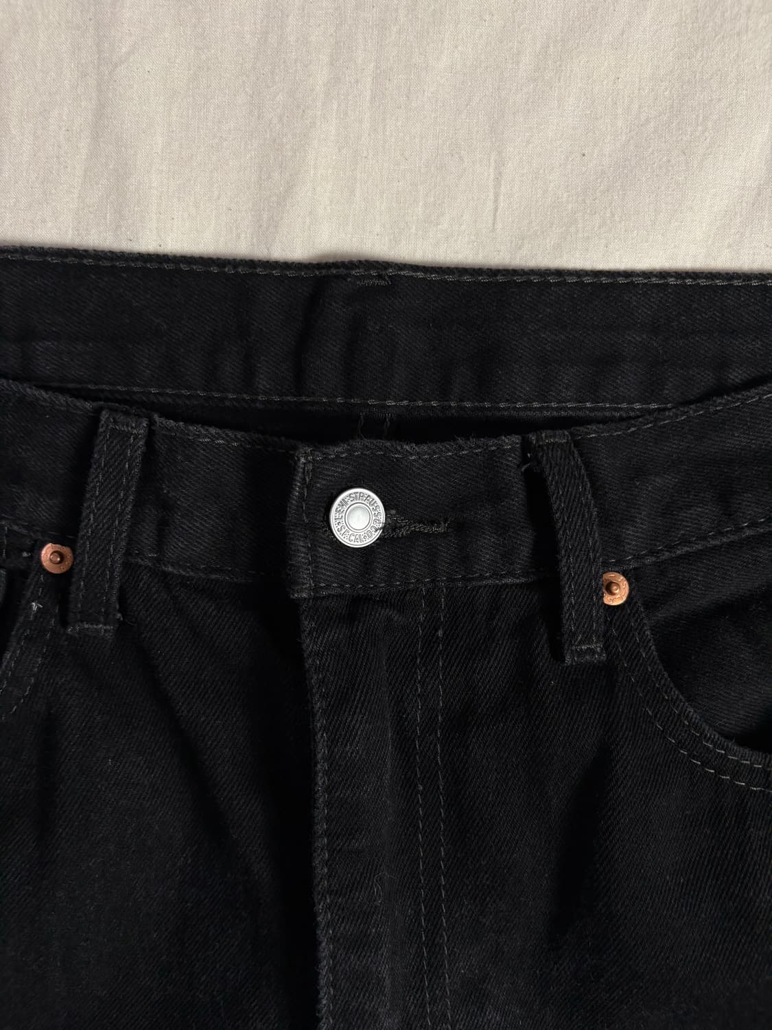 Levis 리바이스 550 블랙 데님팬츠 34 상품이미지4