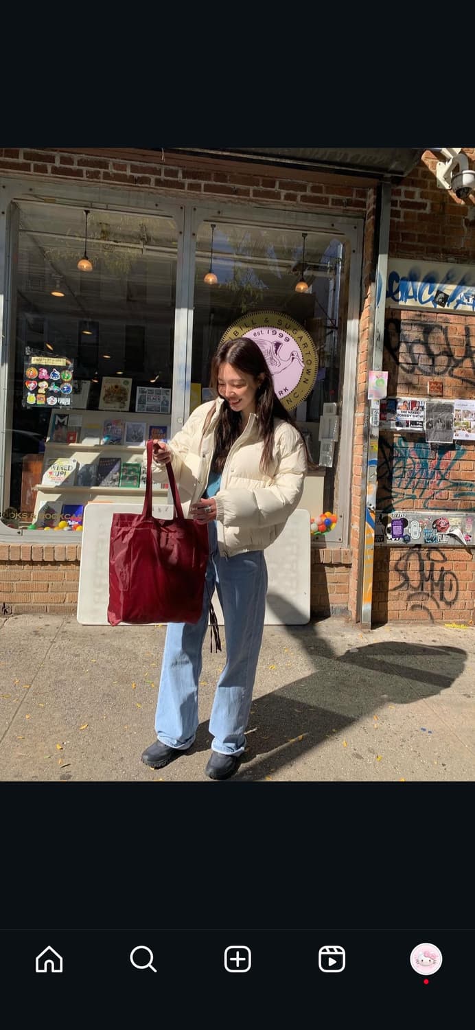 타낫 푸퍼 패딩 크림 아이보리 상품이미지3