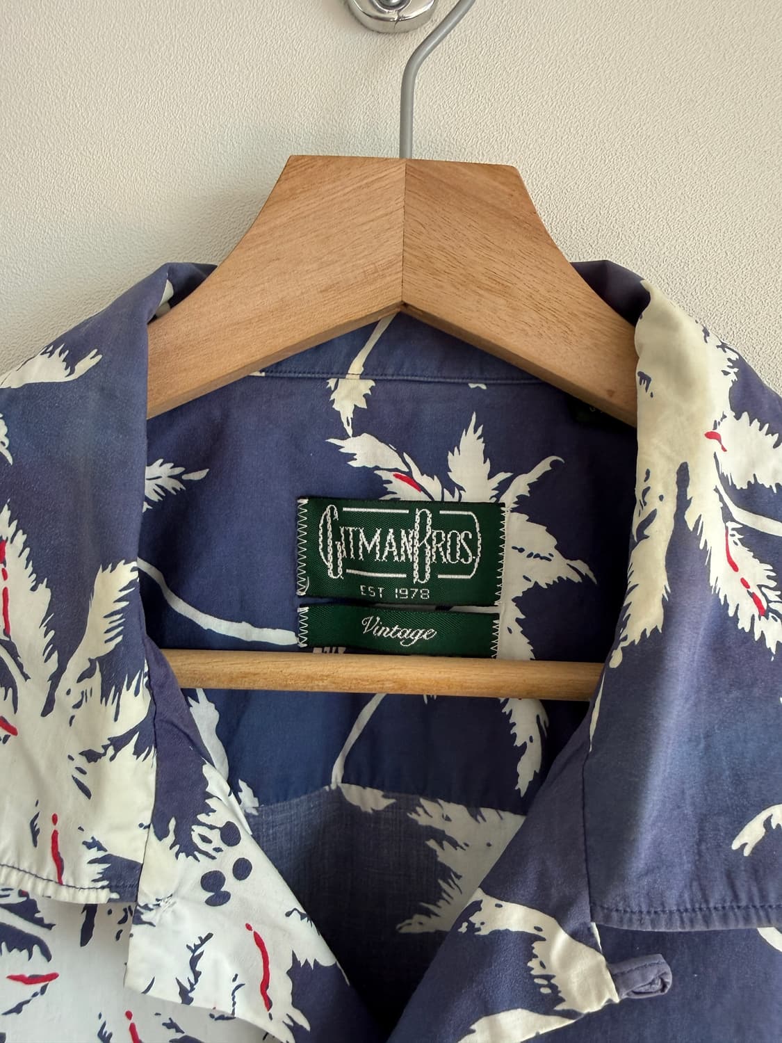 짓먼 빈티지(GITMAN VINTAGE) 하와이안 반팔 셔츠(U.S.A) 상품이미지6