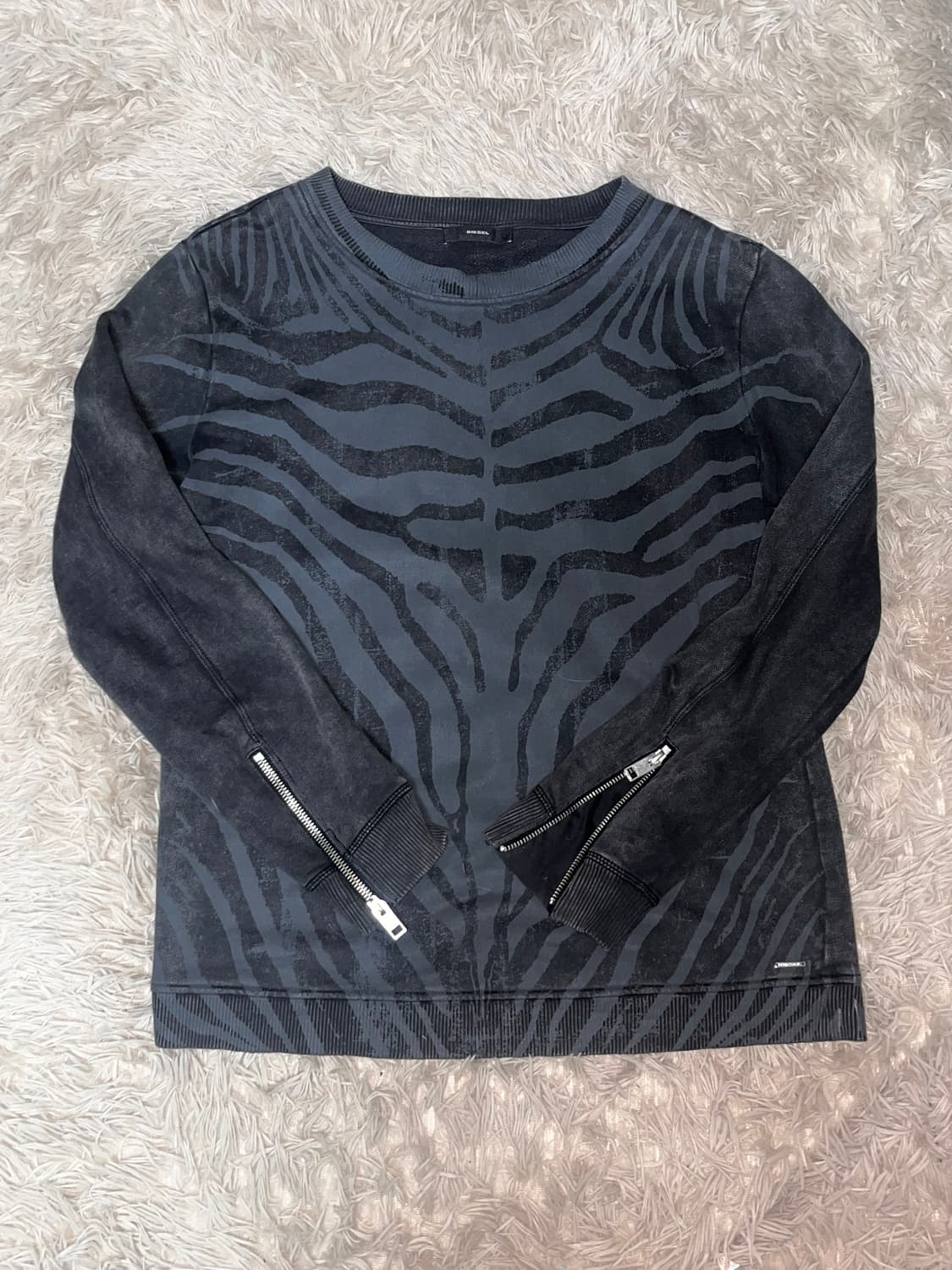 Diesel Zebra Pattern Sweatshirt 상품이미지1
