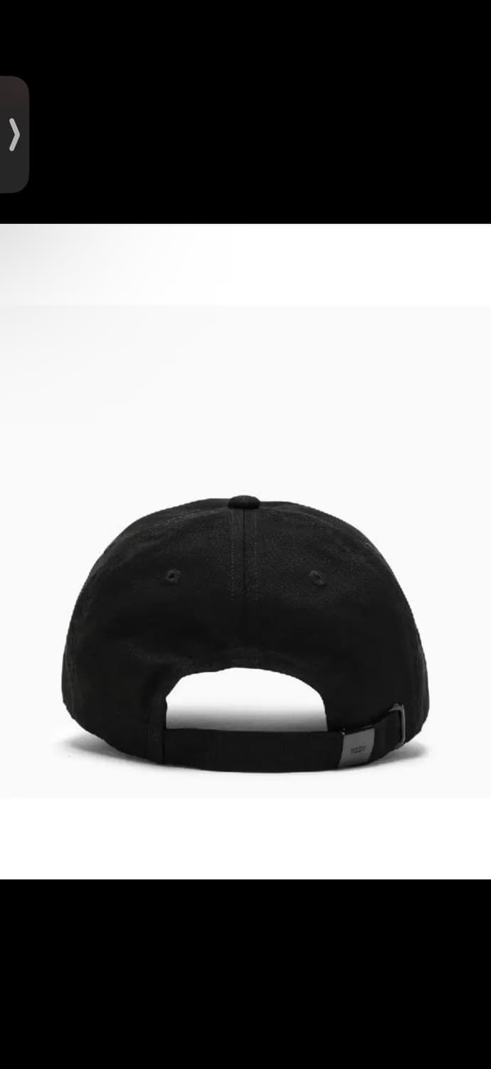 032C 로고자수 컨버터블 볼캡블랙 OS 상품이미지4