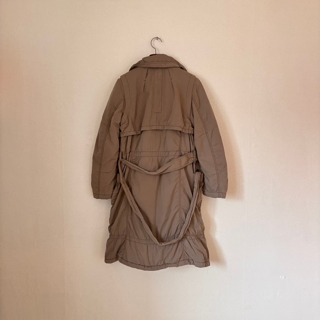 플라스틱 아일랜드 S 캐주얼 코트 소프트 트렌치  상품이미지3