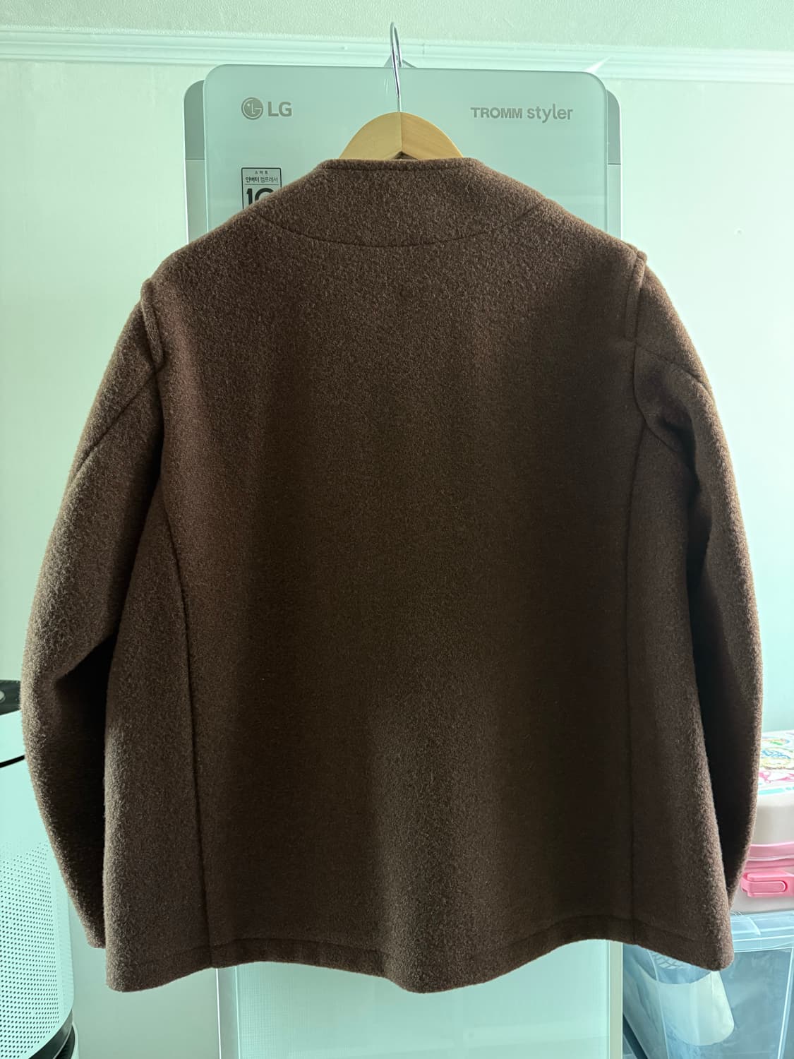 단톤 논카라 울코트 상품이미지2