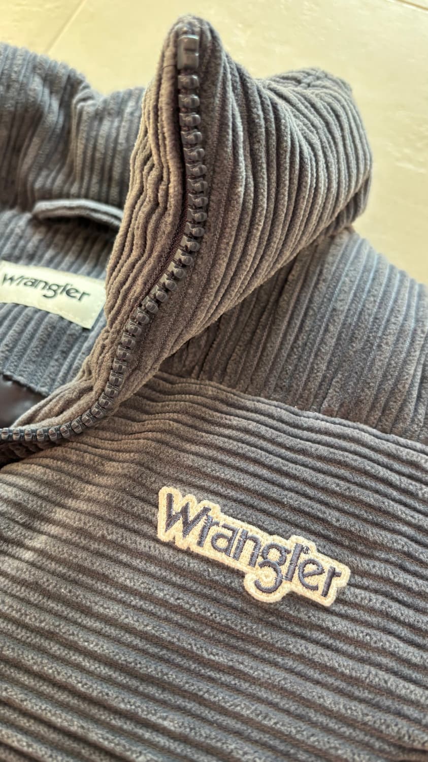 랭글러 우먼즈 코듀로이 크롭 푸퍼 덕 다운 상품이미지3