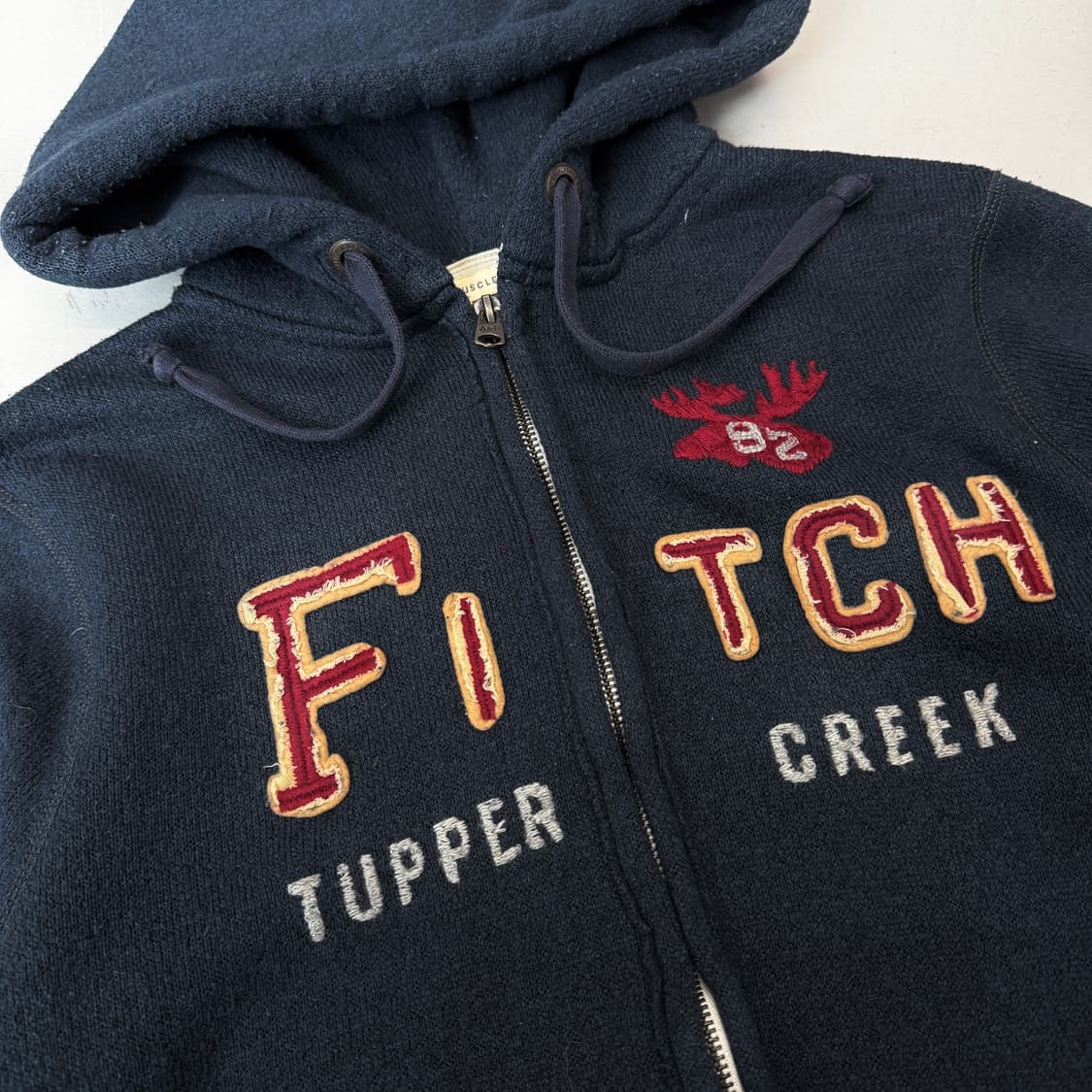 아베크롬비 Y2K 아치로고 후드집업 상품이미지3