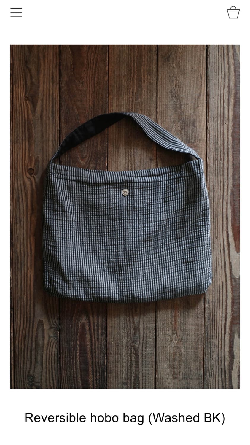 Wardrobe41 Reversible hobo bag 상품이미지2