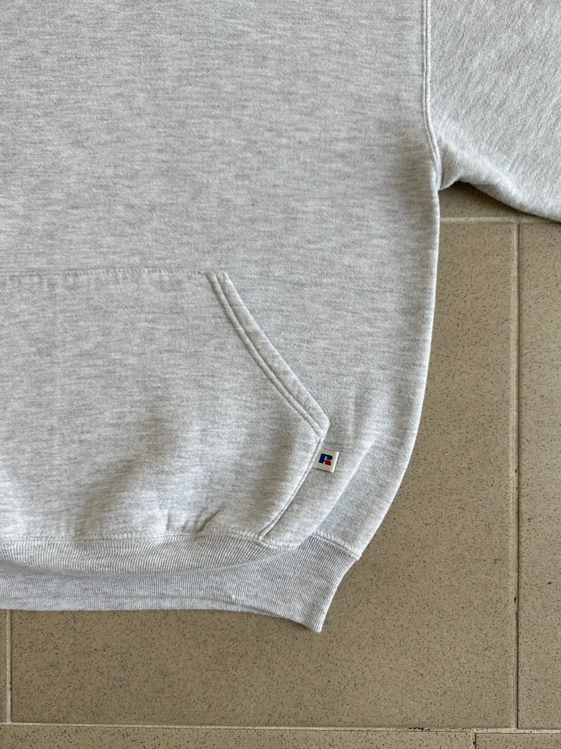 90s 빈티지 러셀 후드 밝은그레이 M 상품이미지3