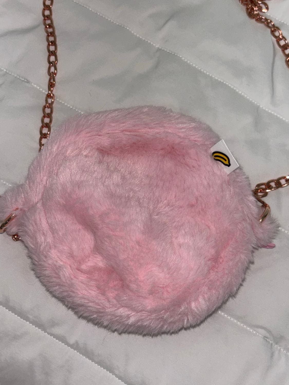 베이프 베이비마일로 플러시 핑크 크로스백 상품이미지6