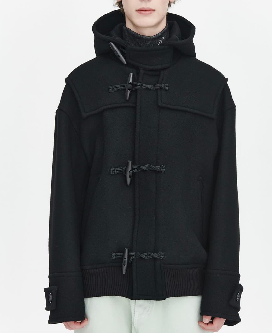 에프터 프래이 더플 숏코트 L 블랙 상품이미지1