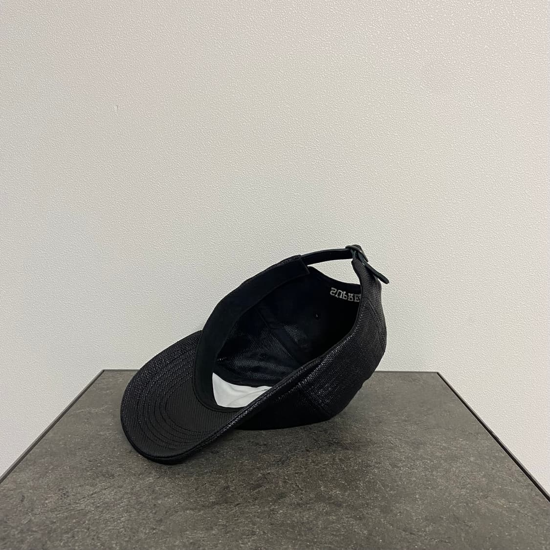 슈프림 라피아 블랙 에스로고 S로고 볼캡 모자 6패널 캡 상품이미지6