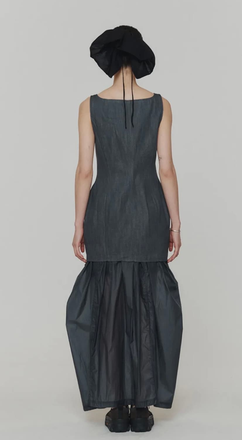 아모멘토 레이어드 셔링 스커트  상품이미지3