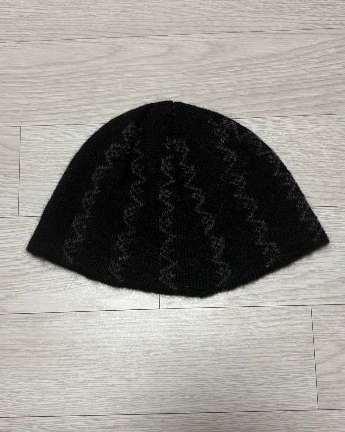 폴리테루 니트 비니 라이트 에스닉 블랙 상품이미지1