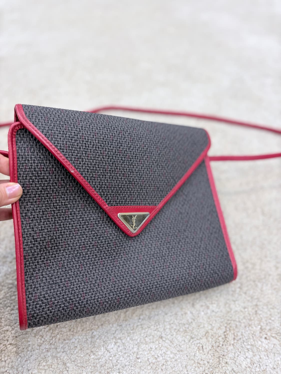 입생로랑 아카이브 빈티지 크로스백 / 입생로랑 왁스드 캔버스 크로스 상품이미지2