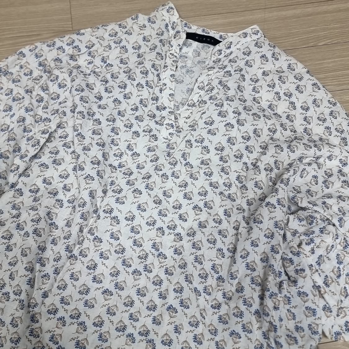 키에나 플라워 프린트 블라우스(실측) 상품이미지2