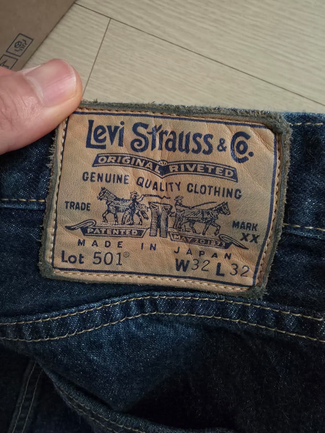 [32x32] 리바이스 블루탭 1980s 501  상품이미지5