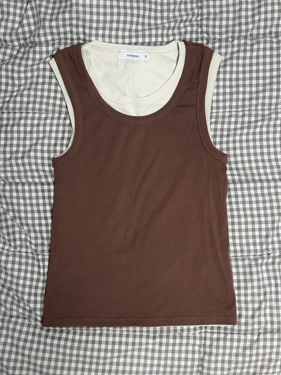 웨이비니스 25ss High Tide 슬리브리스 2사이즈 상품이미지1