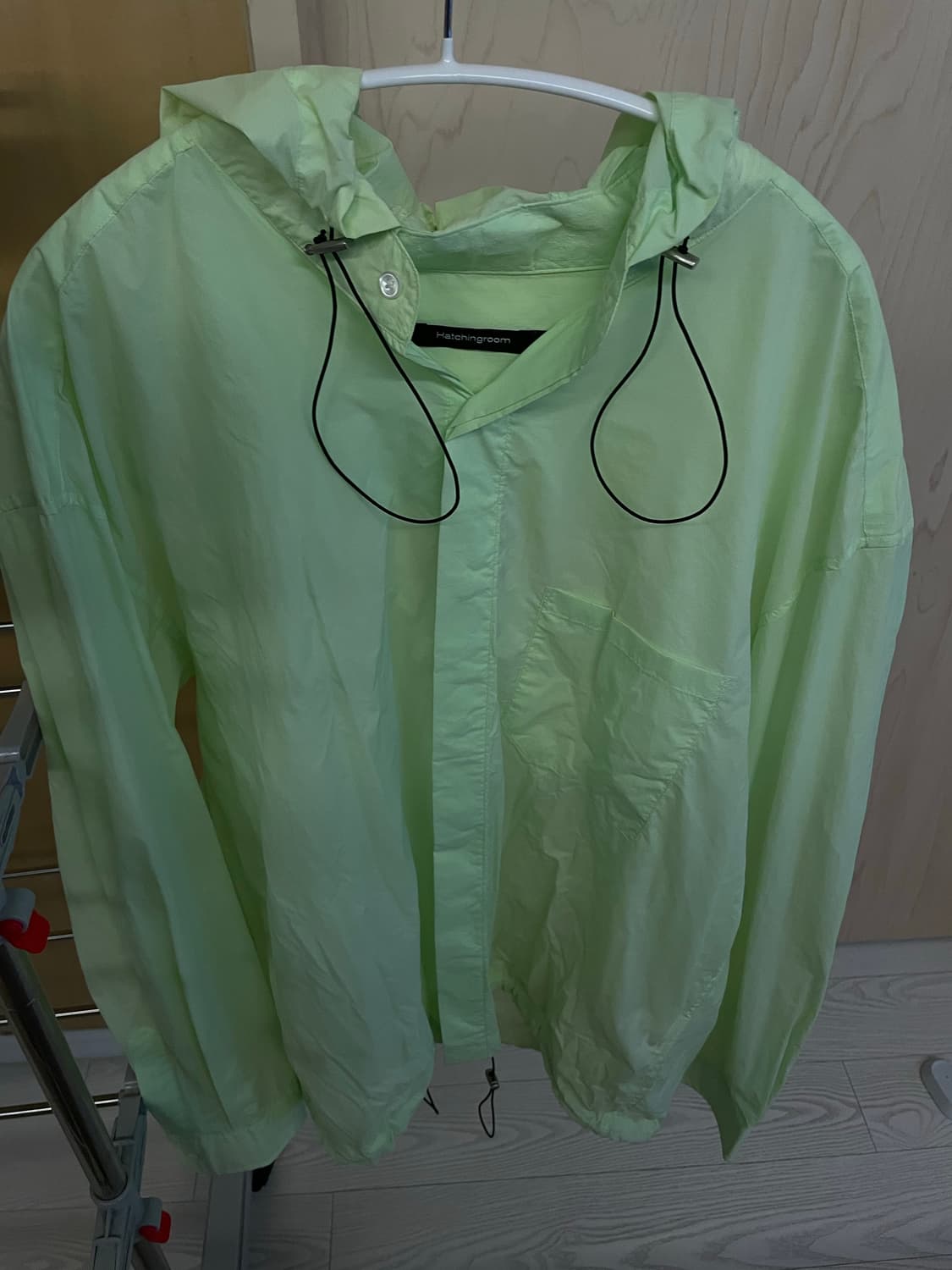 해칭룸 [3]Hooded Shirt Ripstop Neon 상품이미지1