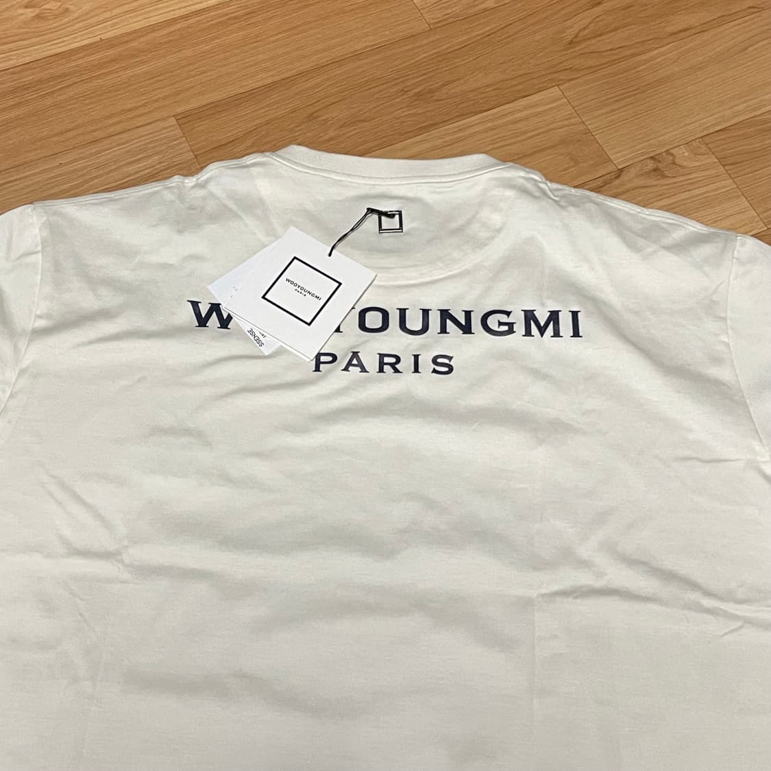 (새상품)[110] 우영미 백로고 티셔츠 52사이즈 상품이미지4