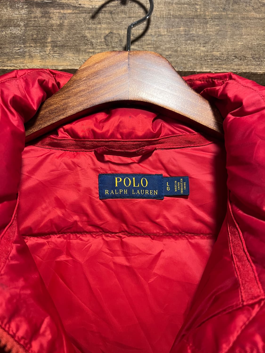 [L]폴로 랄프로렌 신형 레드 덕다운 패딩 상품이미지2
