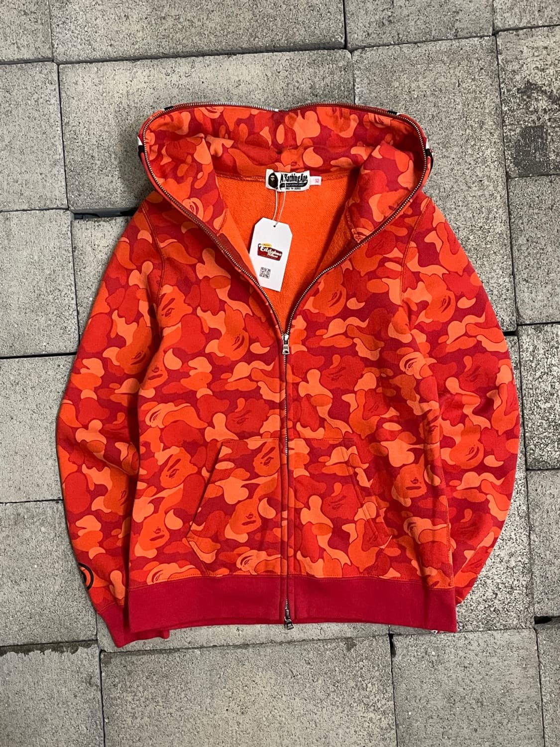 베이프 적계 샤크 풀집업 후디  상품이미지4