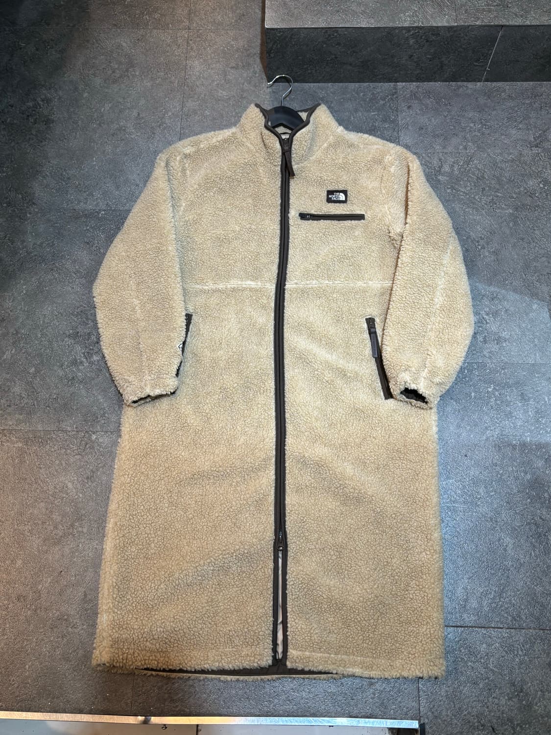 노스페이스 롱 후리스 뽀글이 플리스 잠바 90사이즈 상품이미지2