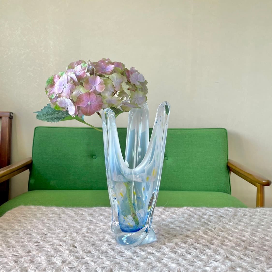 [빈티지 화병] 70’s vintage 블로잉 글라스 유리 화병 상품이미지1