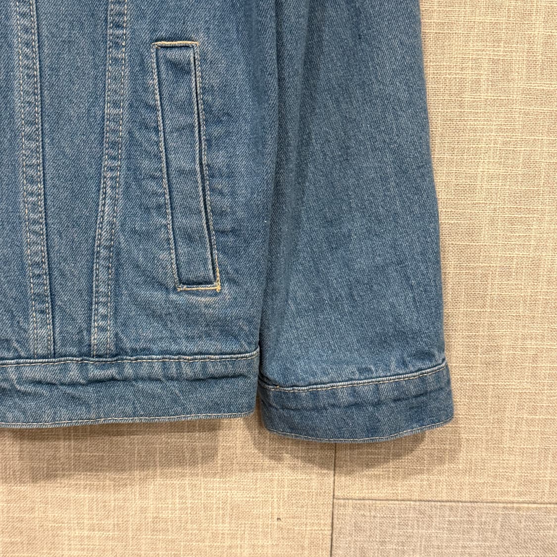 빈티지 데님 청자켓 상품이미지4