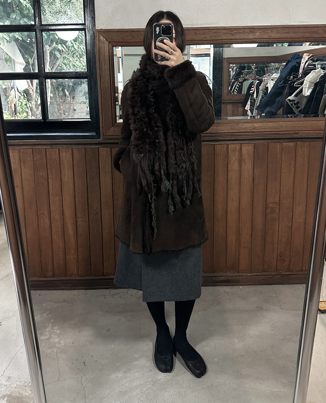 FRANCHE LIPPEE mixed fur long muffler 상품이미지4