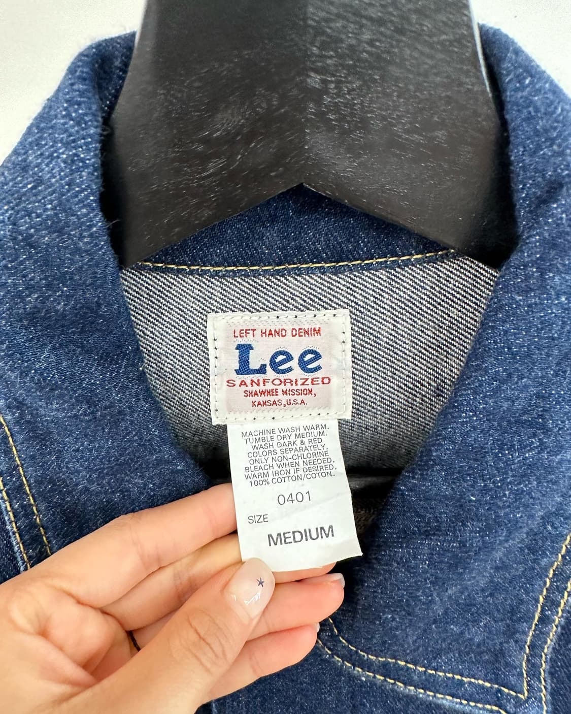 리 데님 센퍼라즈드 포켓 코튼 자켓  상품이미지7