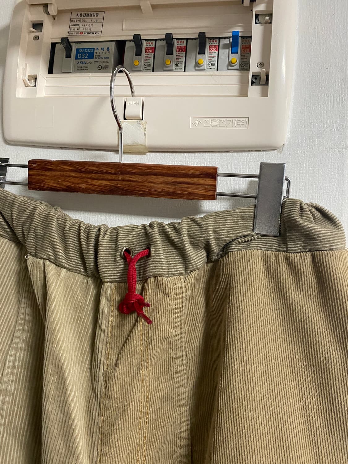 (32)빈티지 패치워크 브라운 코듀로이 벌룬핏 코튼 팬츠 상품이미지2