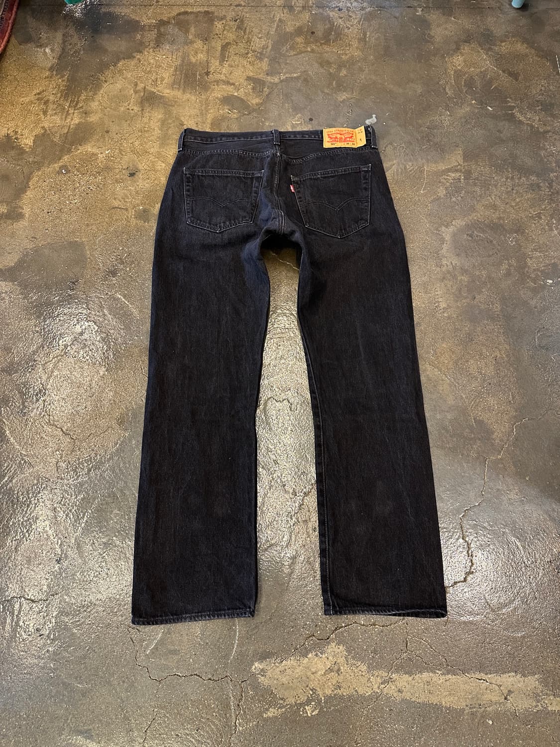 Levis 리바이스 501 W36 L32 블랙진 상품이미지2