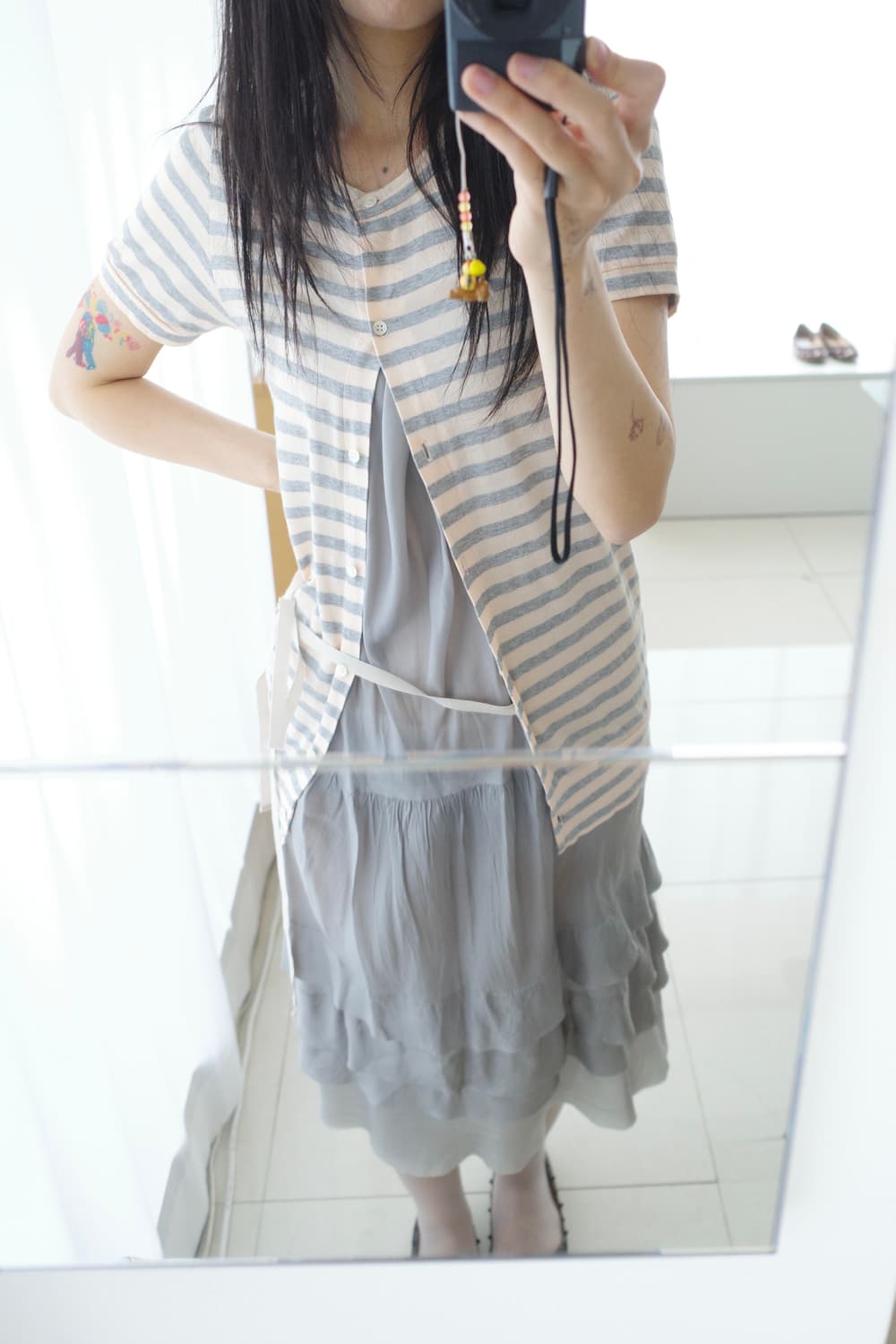 2012ss Cadigan docking dress   상품이미지1