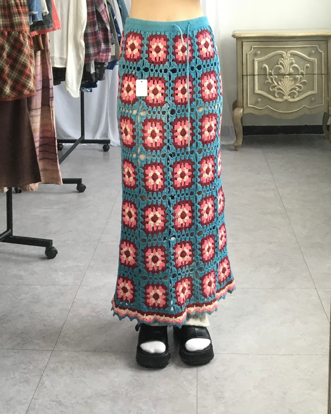 Crochet long skirt 상품이미지7