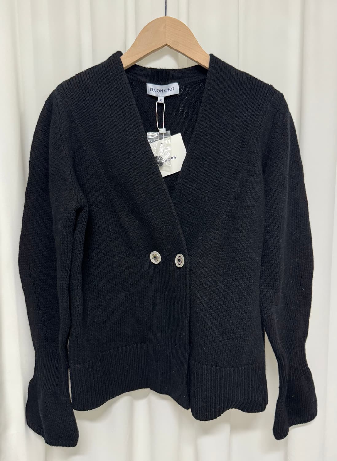 [새상품] 유돈초이 블랙 가디건 상품이미지4