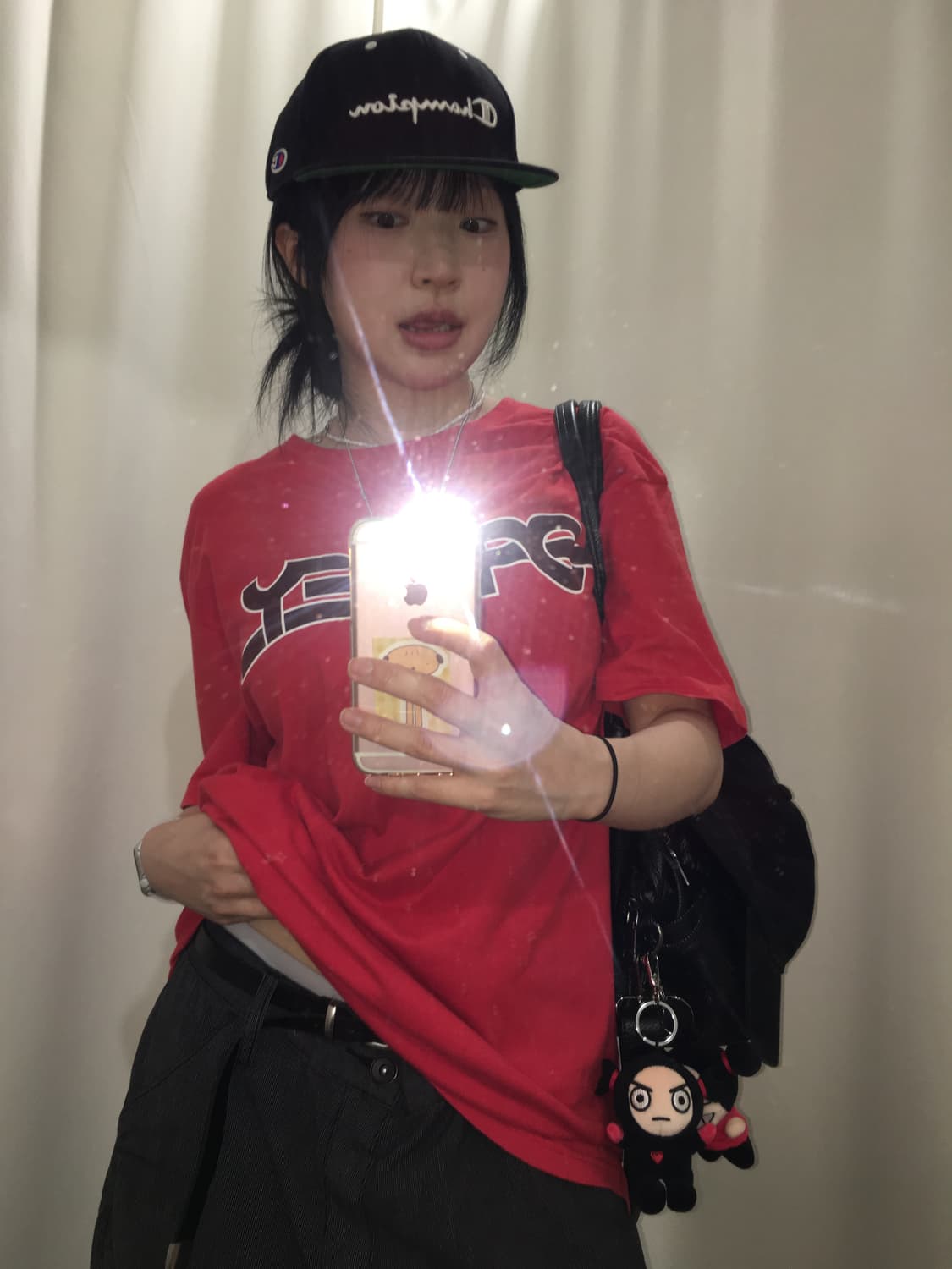 오클리 y2k 레터링 반팔 상품이미지2