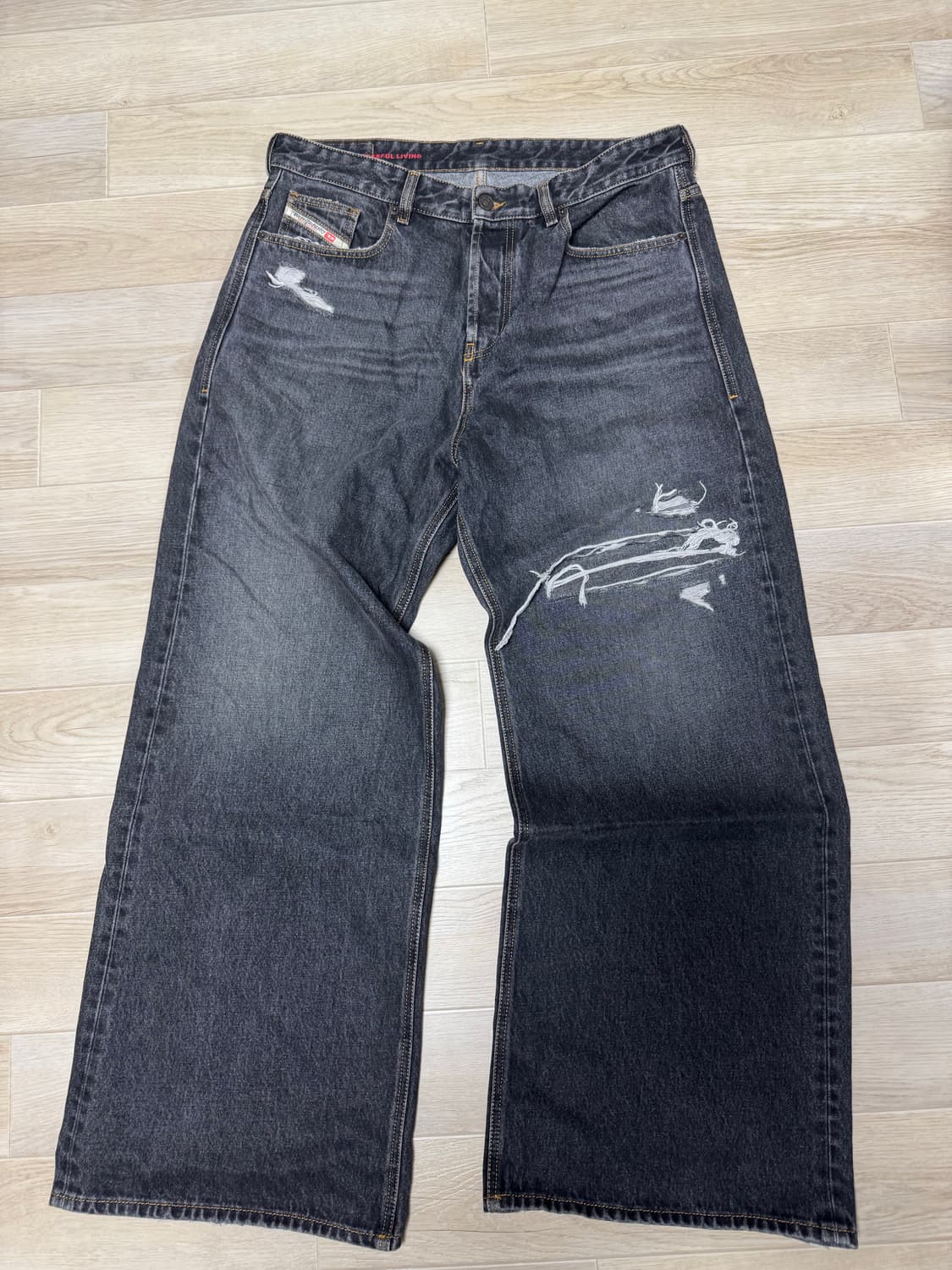 [34] 디젤 남성 D 라이스 데님 팬츠 상품이미지2