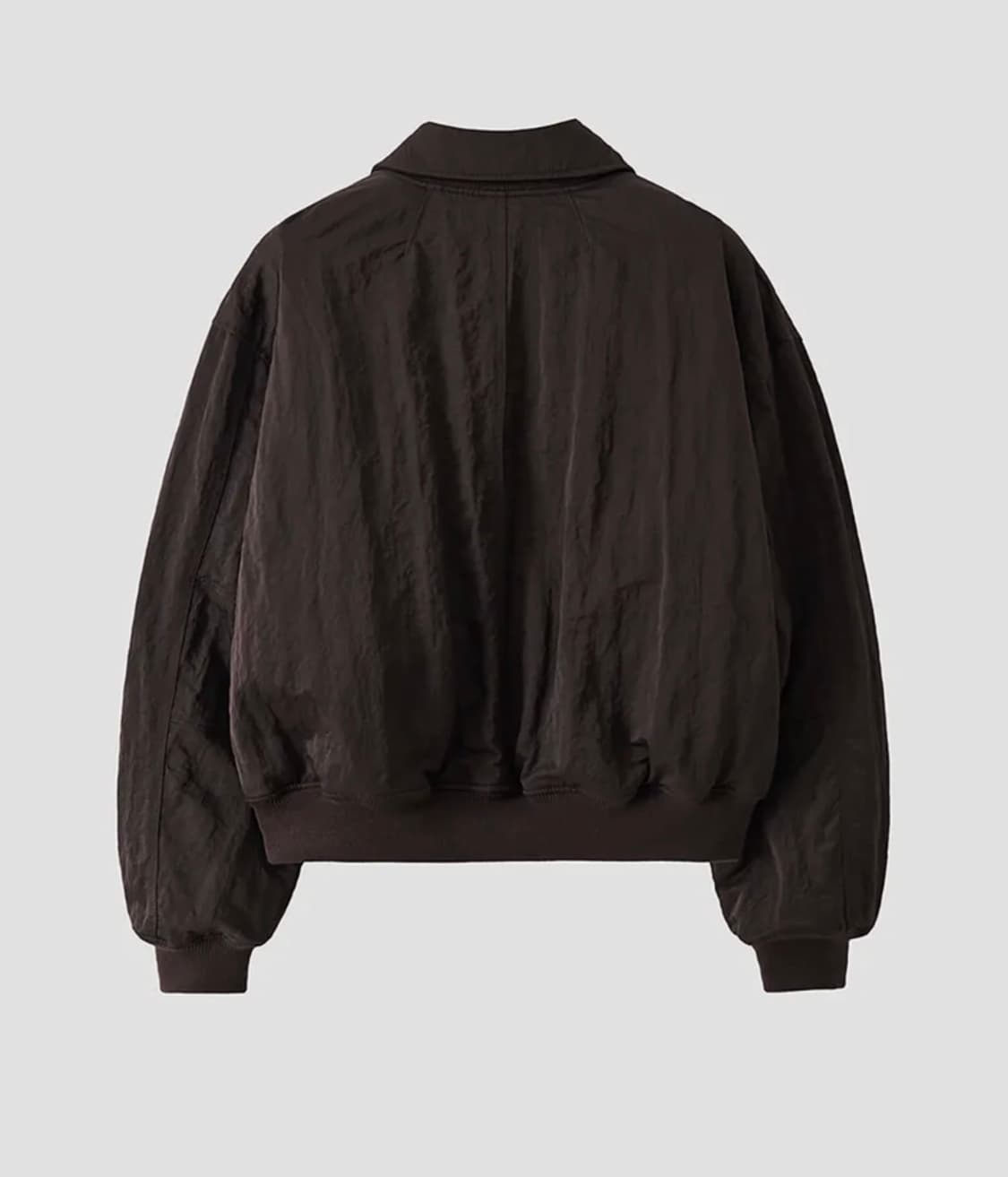 노이어 헤비 나일론 패디드 크롭 블루종 상품이미지3