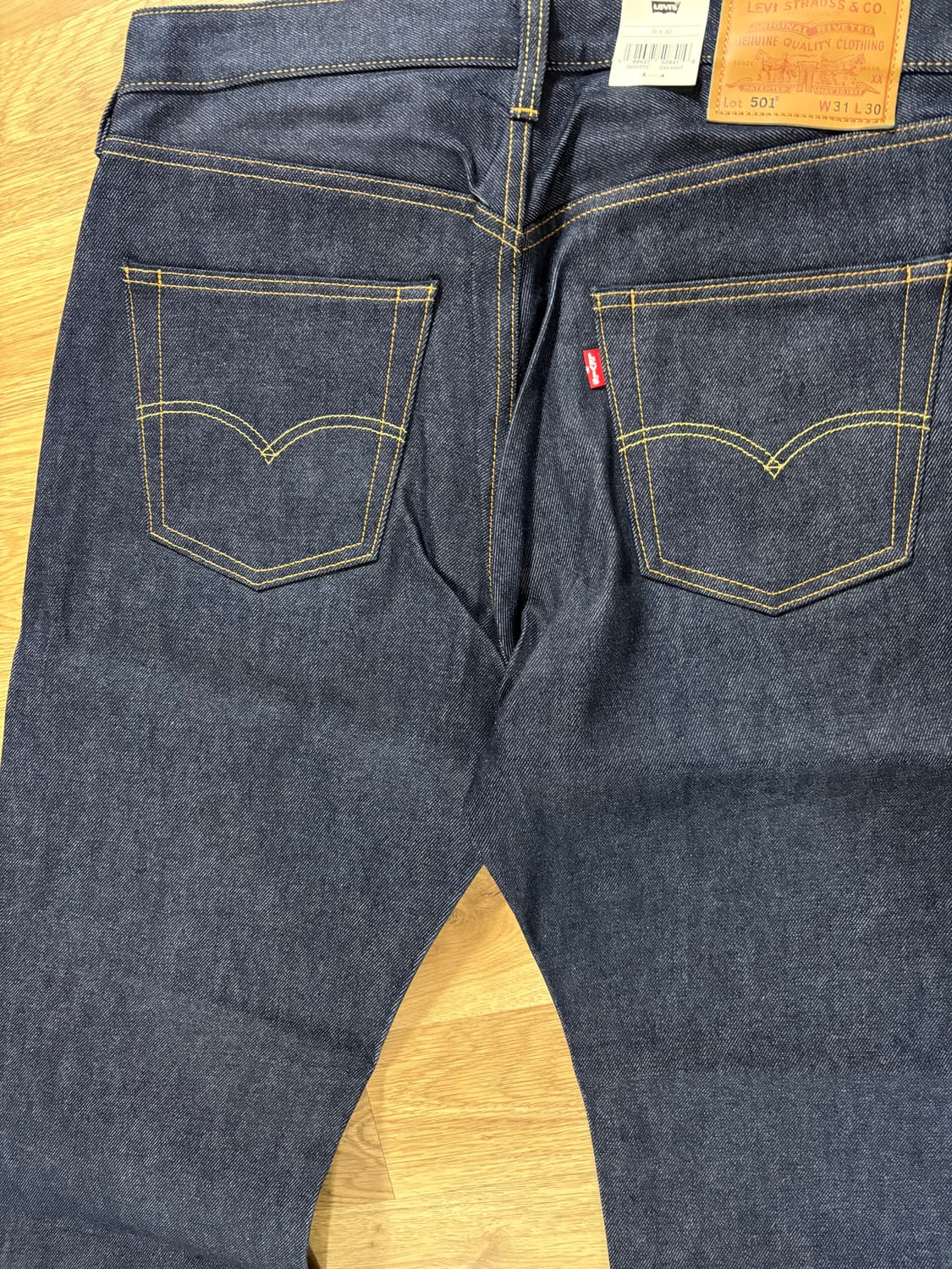리바이스 501 프리미엄 셀비지 데님 새제품입니다 상품이미지3