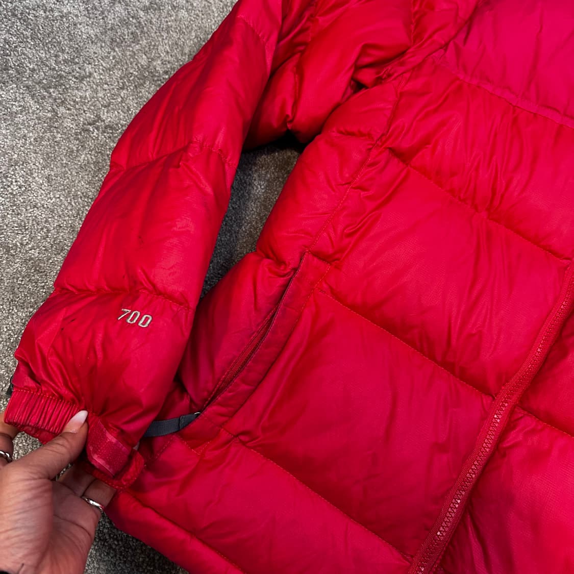노스페이스 700 눕시 다운 패딩M 상품이미지7