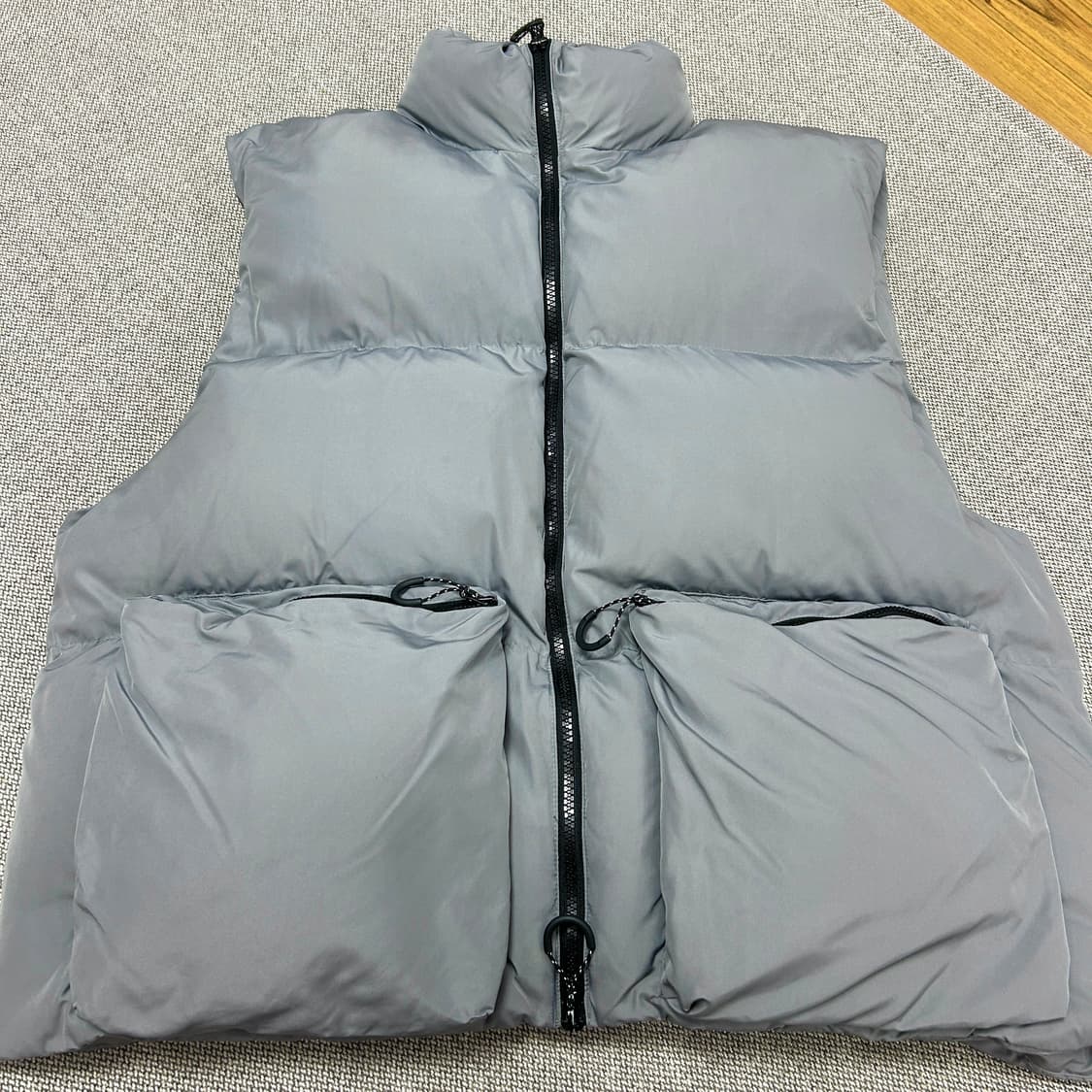 마뗑킴 백로고 패딩조끼(L) 상품이미지2