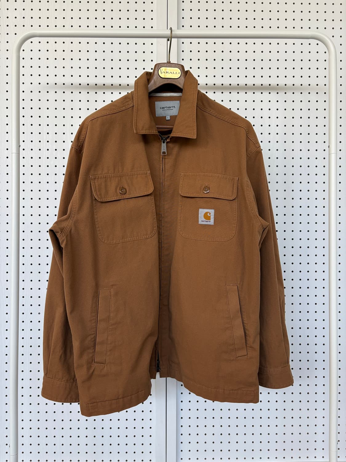 칼하트 파커 셔츠 자켓 브라운 L 상품이미지1