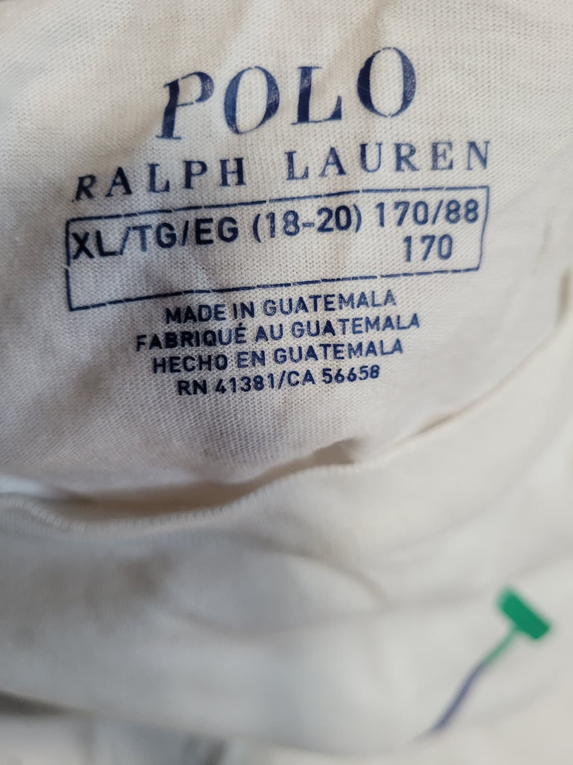 정품 폴로 빅포니 반팔 티셔츠 화이트 상품이미지2