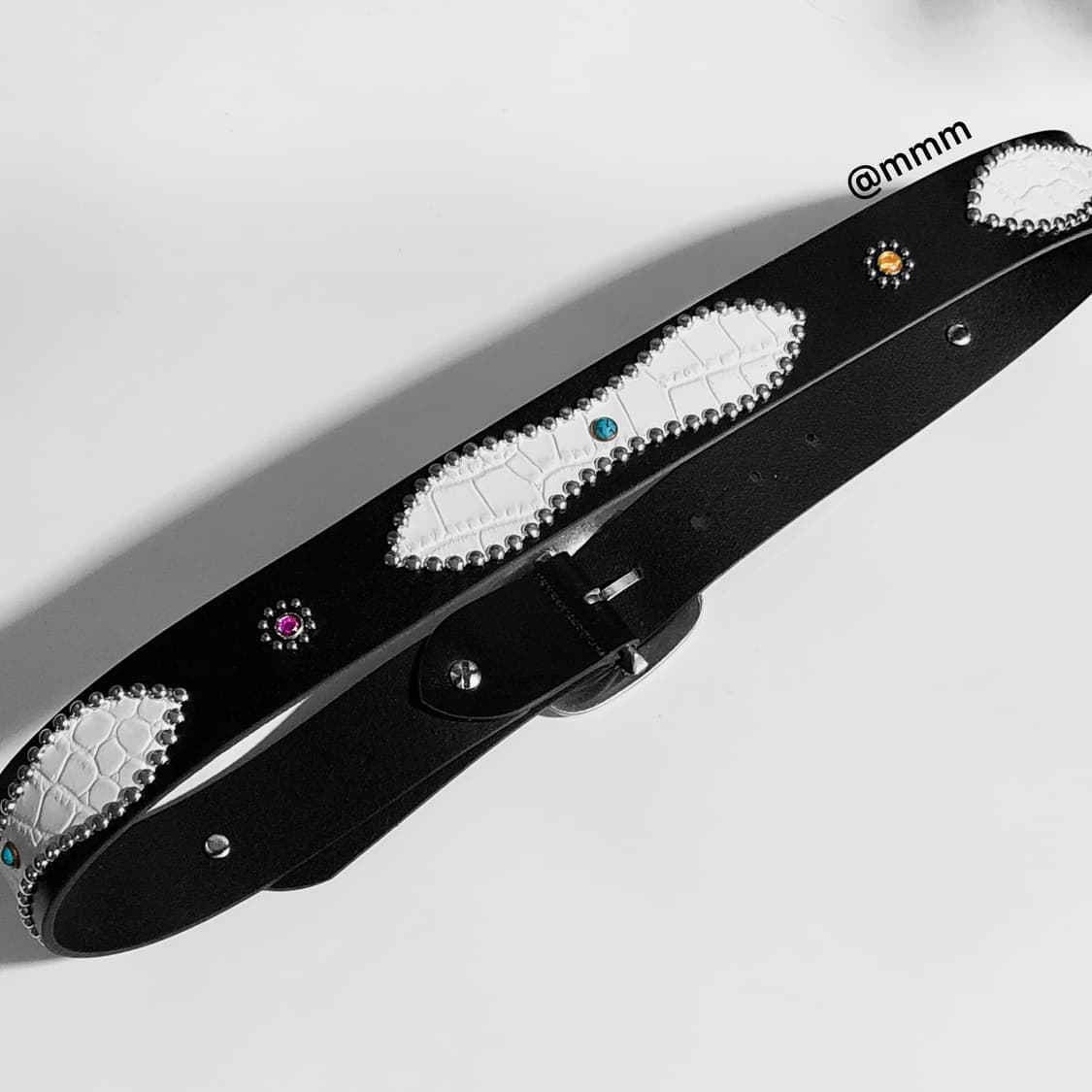 [Unisex] 잼스톤 빈티지 웨스턴 벨트 상품이미지9