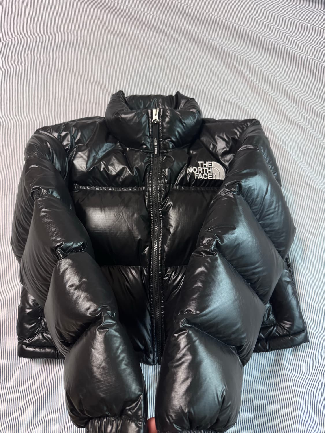 W 노스페이스 눕시 숏 자켓 블랙 상품이미지5