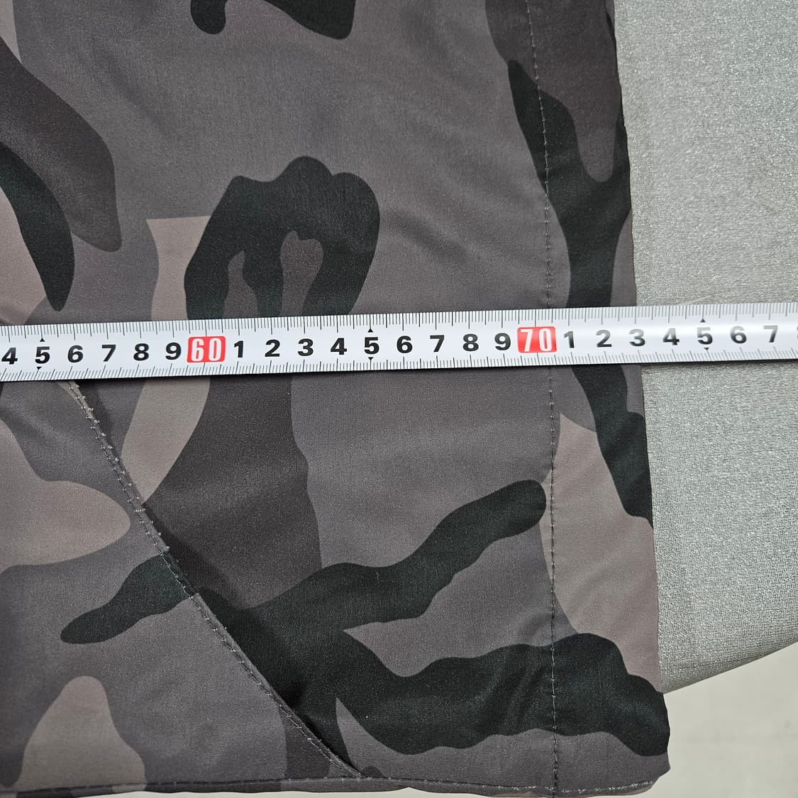 L 100 블랙 카모 밀리터리 후드 바람막이 상품이미지8